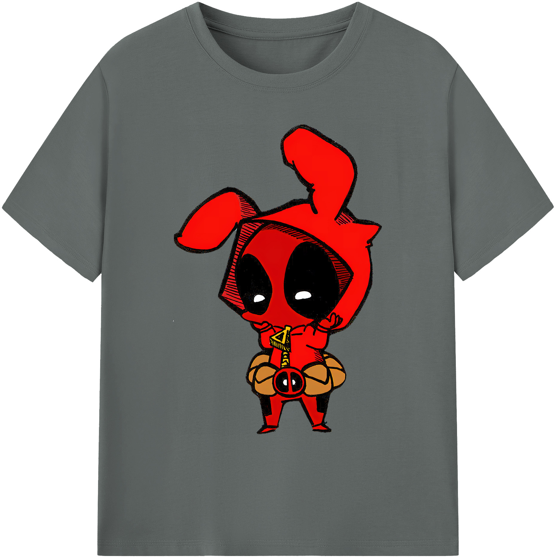 （画像用） Deadpool デッドプール 綿100％ メンズ半袖Tシャツ｜肌触りやわらか＆通気性